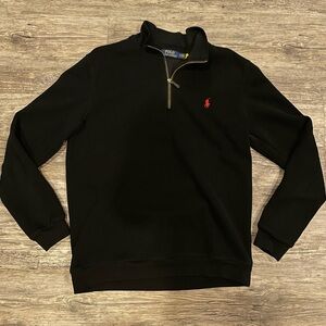 Ralph Lauren quarter zip size medium black